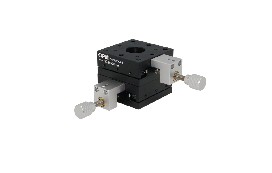 TC65HXY-1 – Linear XY-stage with central aperture (M16×1P), 65×65 mm ...